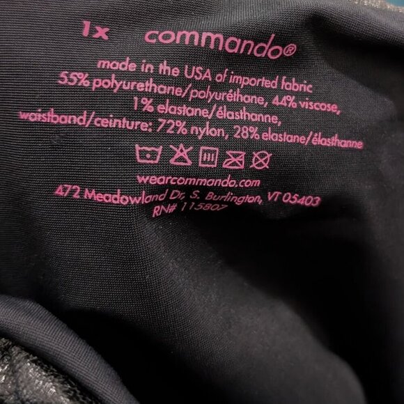 NWT Commando | Perfect Control Faux Leather Legging In Black - Picture 8 of 13